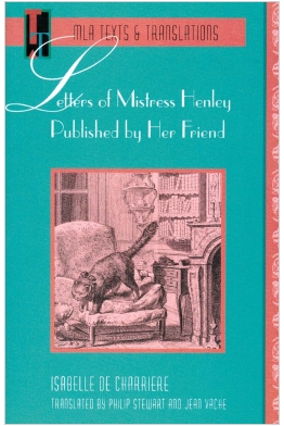 Letters of Mistress Henley Published by Her Friend Cover