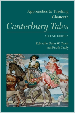 Approaches to Teaching Chaucer's Canterbury Tales Second Edition