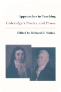 Approaches to Teaching Coleridge's Poetry and Prose Cover