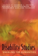 Disability Studies: Enabling the Humanities Cover