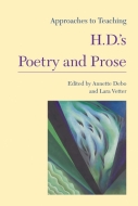 Approaches to Teaching H.D.s Poetry and Prose Cover